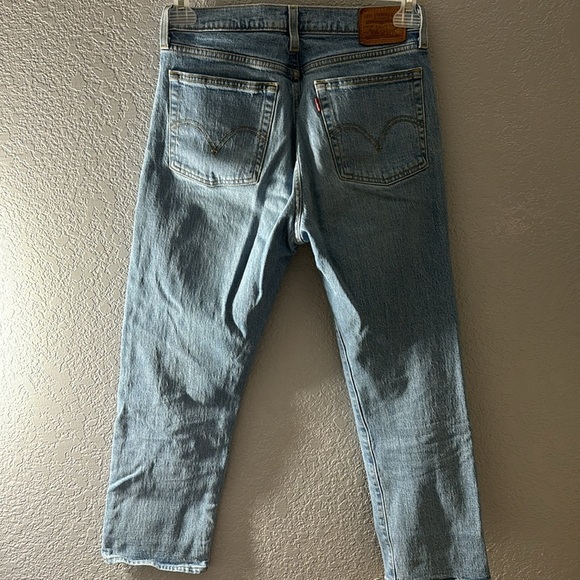 Levi’s Wedgie Straight Tango Blue Jeans - Picture 12 of 16
